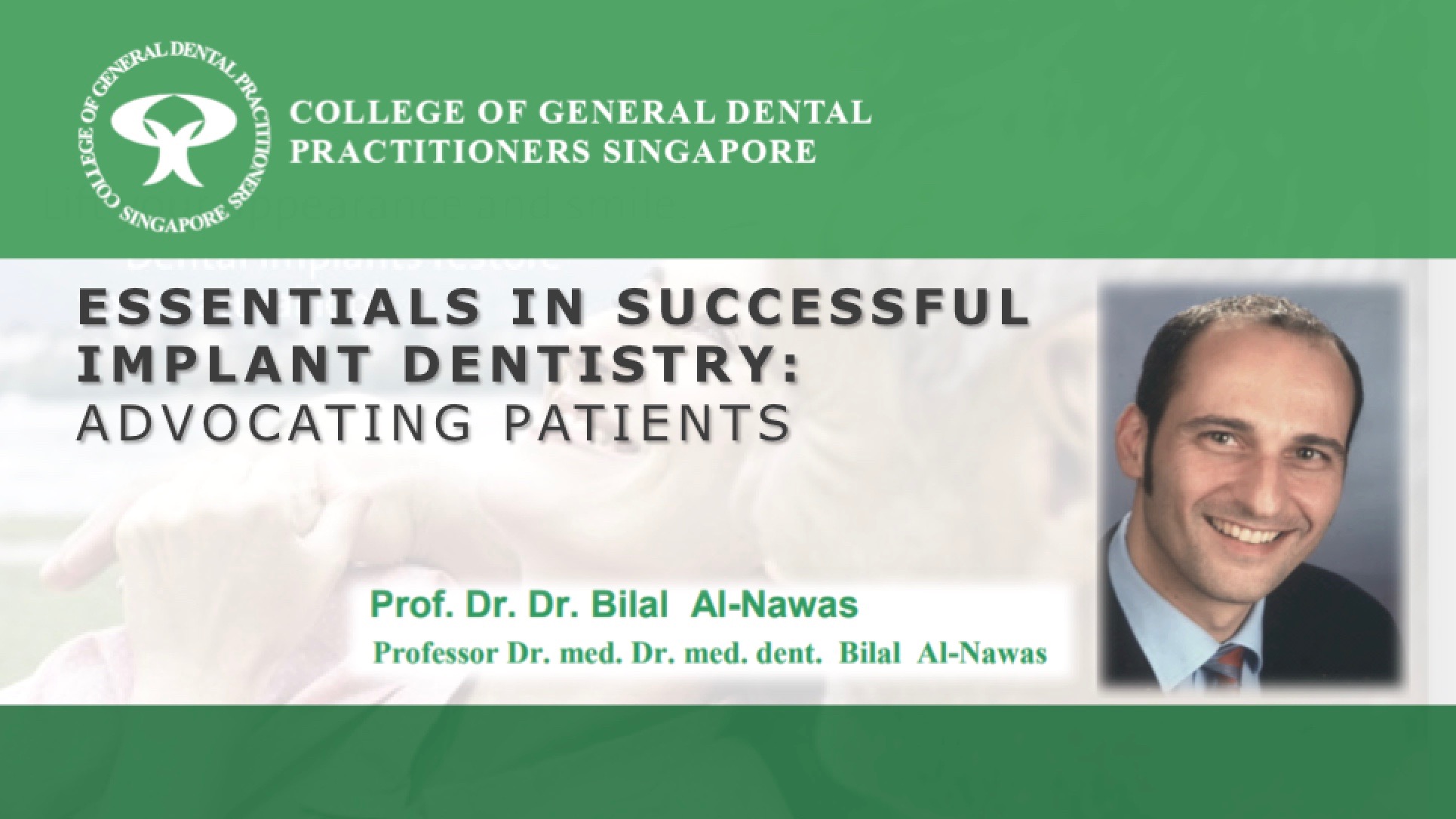 Essentials In Successful Implant Dentistry Advocating Patients