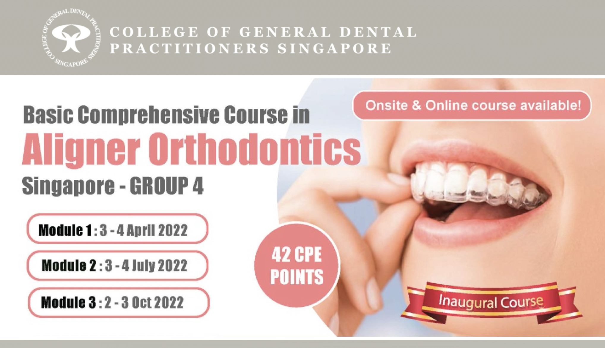 Basic Comprehensive Course in Aligner Orthodontics (Group 4)